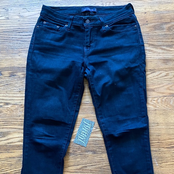 LEVIS 535 LEGGING JEANS DENIM BLUE PANTS SIZE 9S - Picture 1 of 7